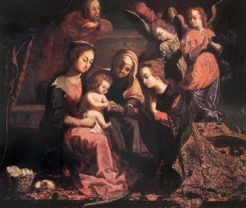 Josefa of Ayala The martimonio mistico of Holy Catalina Spain oil painting art